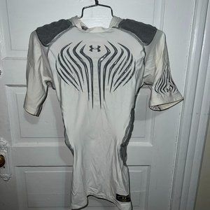 Under Armour Compression Shirt with Mesh Padding Performance Football Apparel